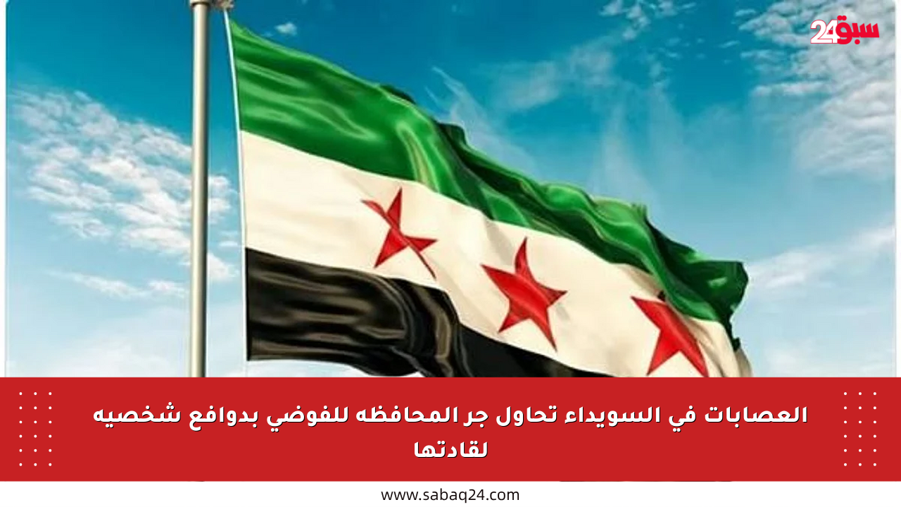 العصابات في السويداء تحاول جر المحافظة للفوضى بدوافع شخصية لقادتها